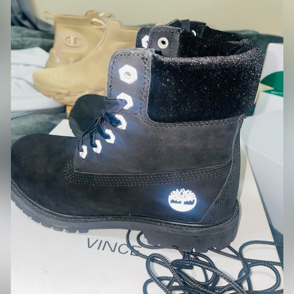 Black Velvet Timberlands - Picture 5 of 5